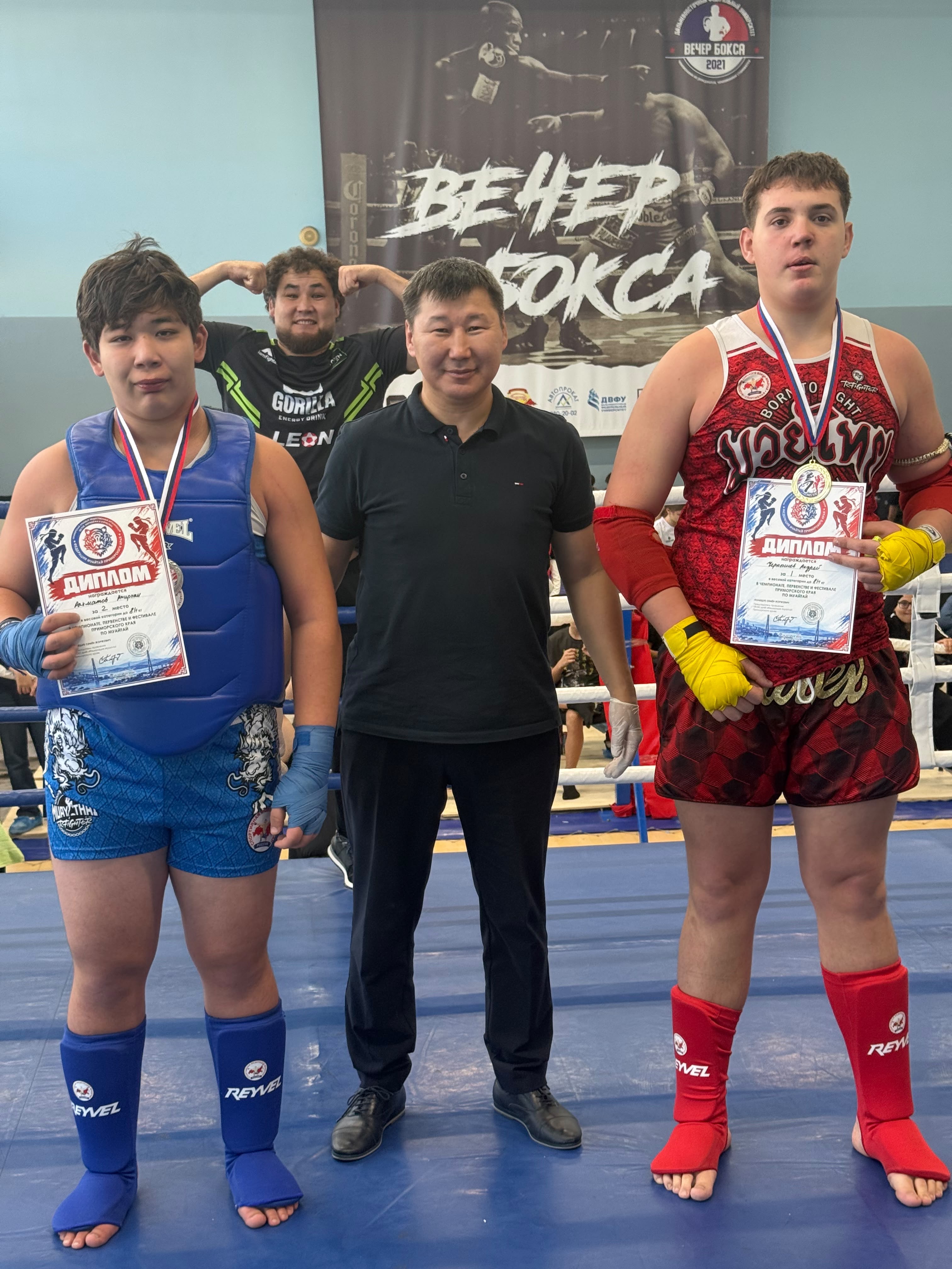 Успехи спортсменов из Находки на Чемпионате и первенстве Приморского края по тайскому боксу