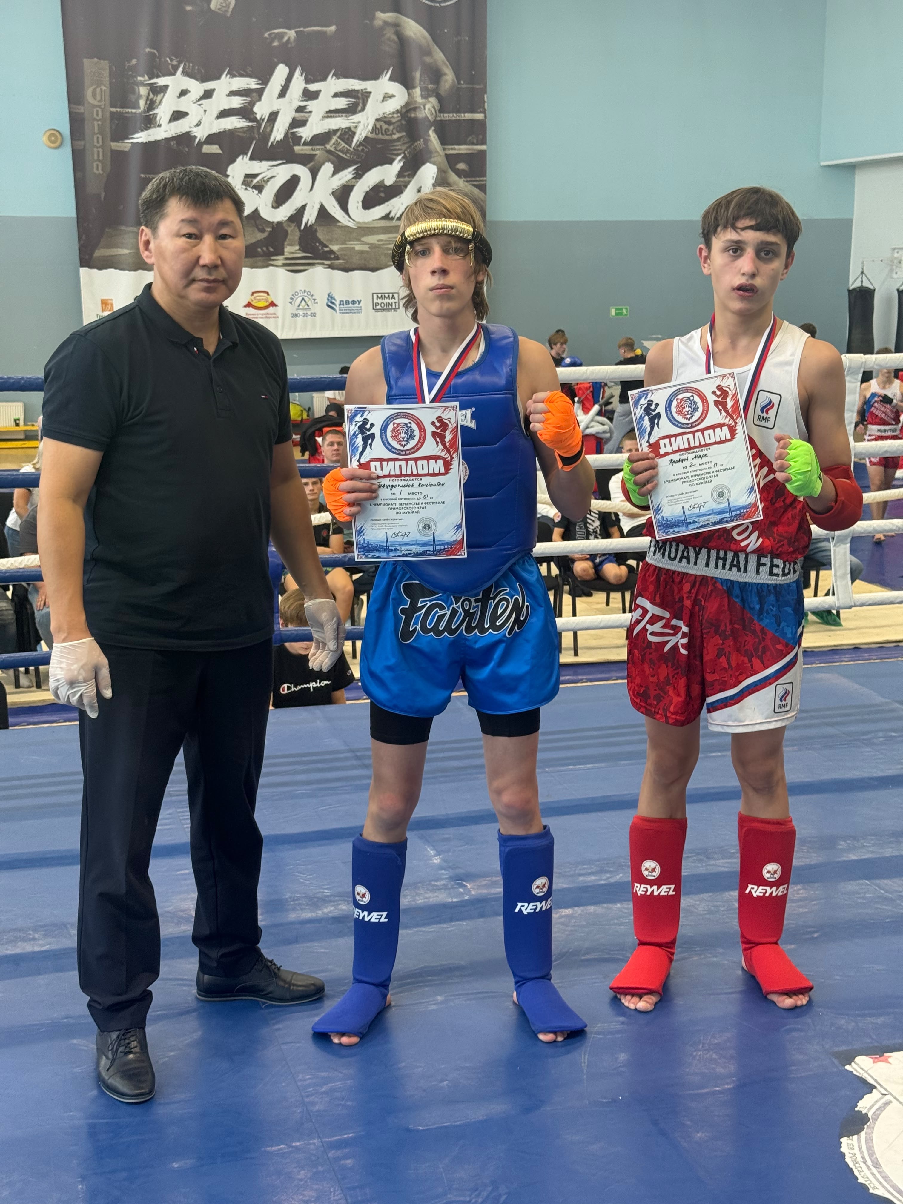 Успехи спортсменов из Находки на Чемпионате и первенстве Приморского края по тайскому боксу