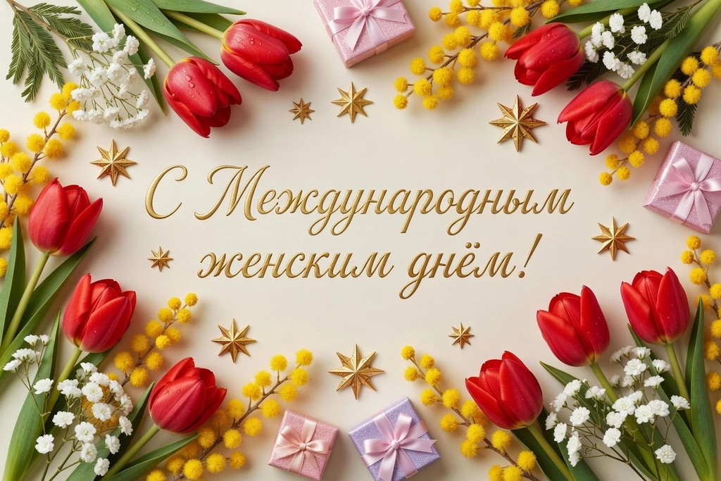 С праздником 8 Марта!